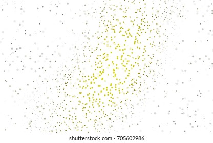 Dark Green, Red vector abstract pattern with circles. Geometry template for your business design. Background with colored spheres.