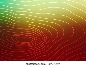 Dark Green, Red vector abstract doodle template. A completely new color illustration in doodle style. A completely new template for your business design.