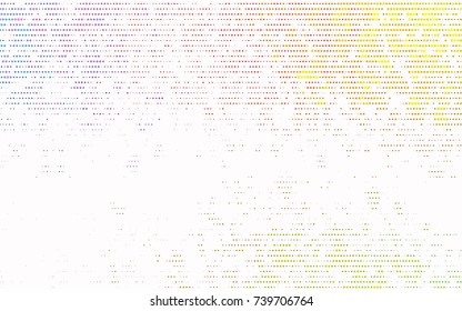 Dark Green, Red vector abstract pattern with circles. Geometry template for your business design. Background with colored spheres.