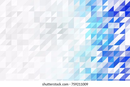 Dark Green, Red vector abstract colorful background, which consist of triangles. Pattern with colored triangles on white background.