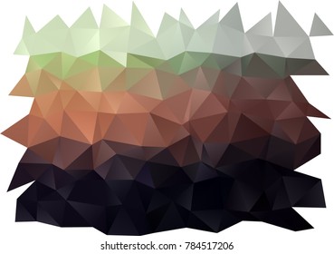 Dark Green, Red vector abstract mosaic template. Geometric illustration in Origami style with gradient.  Brand-new design for your business.