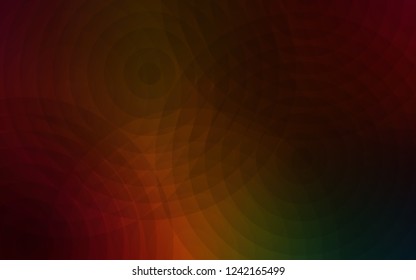 Dark Green, Red vector backdrop with dots. Modern abstract illustration with colorful water drops. Completely new template for your brand book.