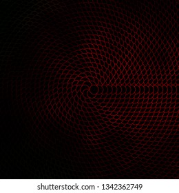 Dark Green, Red vector backdrop with circles. Abstract decorative design in gradient style with bubbles. Design for posters, banners.