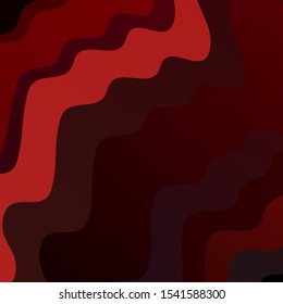 Dark Green, Red vector backdrop with curves. Colorful illustration with curved lines. Best design for your posters, banners.