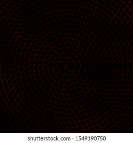Dark Green, Red vector backdrop with dots. Illustration with set of shining colorful abstract spheres. Pattern for business ads.