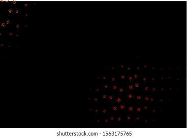 Dark Green, Red vector backdrop with abstract shapes. Illustration with colorful gradient shapes in abstract style. Modern design for your business card.