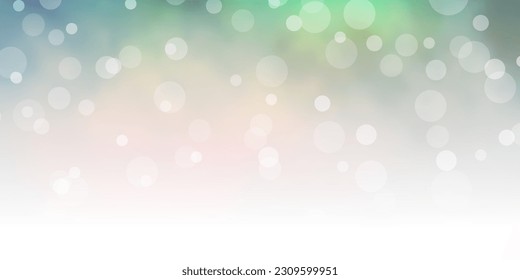 Dark Green, Red vector backdrop with circles. Abstract decorative design in gradient style with bubbles. Design for your commercials.