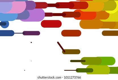 Dark Green, Red vector background with straight lines. Modern geometrical abstract illustration with staves. The template can be used as a background.