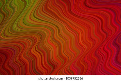 Dark Green, Red vector background with abstract circles. Brand-new colored illustration in marble style with gradient. Pattern for your business design.