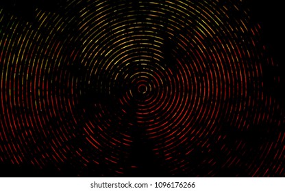 Dark Green, Red vector background with abstract lines. Brand new colored illustration in marble style with gradient. Brand new design for your ads, poster, banner.