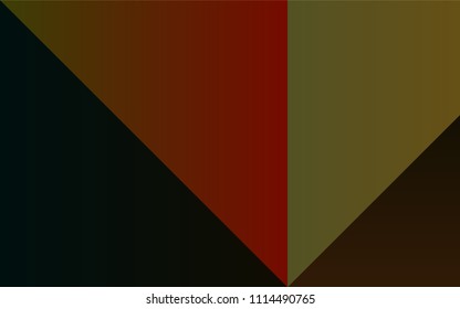 Dark Green, Red vector background with bright palette. Illustration with set of spectral palette. Pattern of colors for designers of booklets, leaflets.