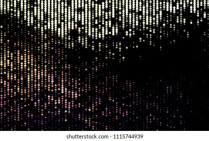 Dark Green, Red vector  background with bubbles. Illustration with set of shining colorful abstract circles. Completely new template for your brand book.