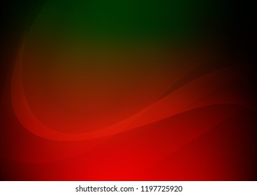 Dark Green, Red vector background with bubble shapes. Colorful illustration in abstract marble style with gradient. A completely new marble design for your business.