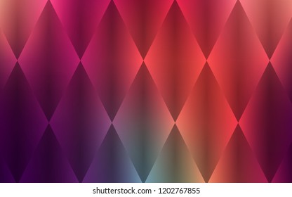 Dark Green, Red vector background with rectangles. Illustration with set of colorful rectangles. Pattern can be used for websites.