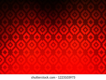 Dark Green, Red vector background with rectangles. Decorative design in abstract style with rectangles. Pattern can be used for websites.