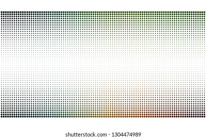 Dark Green, Red vector  background with bubbles. Abstract illustration with colored bubbles in nature style. Pattern for beautiful websites.