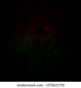 Dark Green, Red vector background with bows. Illustration in halftone style with gradient curves. Smart design for your promotions.