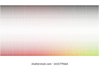 Dark Green, Red vector  background with bubbles. Modern abstract illustration with colorful water drops. Design for poster, banner of websites.