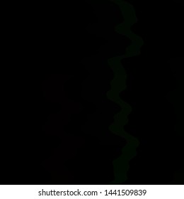 Dark Green, Red vector background with lines. Brand new colorful illustration with bent lines. Pattern for ads, commercials.
