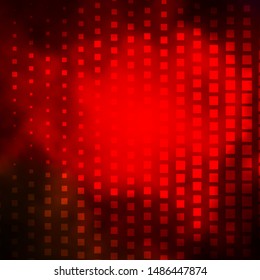 Dark Green, Red vector background in polygonal style. Illustration with a set of gradient rectangles. Template for cellphones.