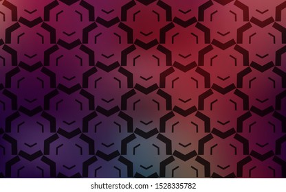 Dark Green, Red vector background with wry lines. An elegant bright illustration with gradient. A new texture for your  ad, booklets, leaflets.