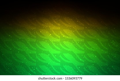 Dark Green, Red vector background with straight lines. Blurred decorative design in simple style with lines. Pattern for ads, posters, banners.