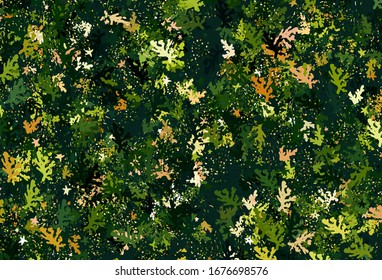 Dark Green, Red vector background with abstract shapes. Colorful chaotic forms with gradient in modern style. Background for a cell phone.