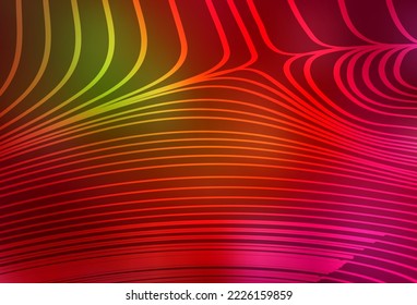 Dark Green, Red vector background with stright stripes. Shining colored illustration with sharp stripes. Pattern for your busines websites.