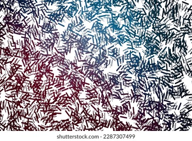 Dark green, red vector background with straight lines. Blurred decorative design in simple style with lines. Backdrop for TV commercials.