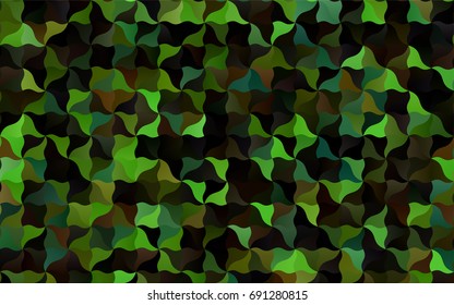 Dark Green, Red vector bandy pattern. Shining crooked illustration in a brand-new style. A new texture for your design.