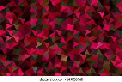 Dark Green, Red vector bandy pattern. Shining crooked illustration in a brand-new style. The completely new template can be used for your brand book.