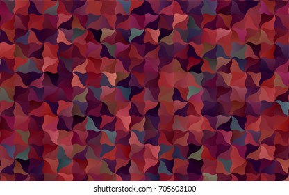 Dark Green, Red vector bandy pattern. Creative geometric illustration in Origami style with gradient. Brand-new style for your business design.