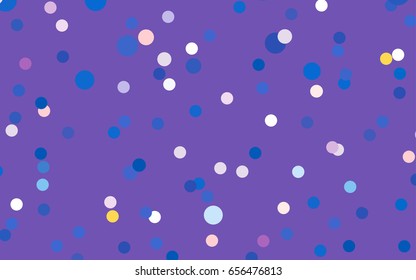 Dark Green, Red vector banner with circles, spheres. Abstract spots. Background of Art bubbles in halftone style with colored gradient.