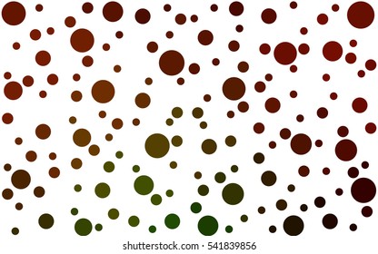 Dark Green Red Vector banners set of circles, spheres. Abstract Circles. Art Vector Background.