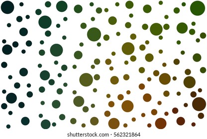 Dark Green Red Vector banners set of circles, spheres. Abstract Circles. Art Vector Background.