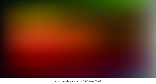 Patrón de desenfoque de vector rojo, verde oscuro. Ilustración moderna y elegante con gradiente. Diseño moderno para tus aplicaciones.
