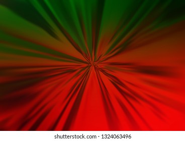 Dark Green, Red vector blurred background. Creative illustration in halftone style with gradient. The background for your creative designs.