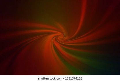 Dark Green, Red vector blurred bright template. Colorful illustration in abstract style with gradient. Blurred design for your web site.