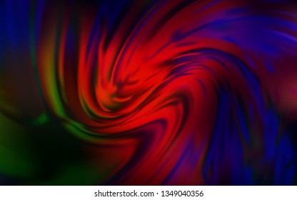 Dark Green, Red vector blurred bright texture. Colorful illustration in abstract style with gradient. New style for your business design.