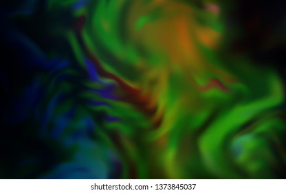Dark Green, Red vector blurred and colored pattern. Colorful illustration in abstract style with gradient. New design for your business.