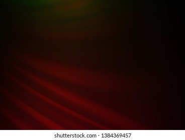 Dark Green, Red vector blurred bright template. Colorful abstract illustration with gradient. The template for backgrounds of cell phones.