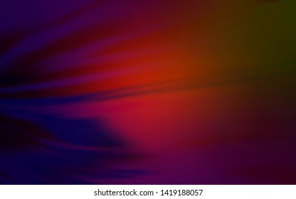 Dark Green, Red vector blurred template. Shining colored illustration in smart style. Completely new design for your business.