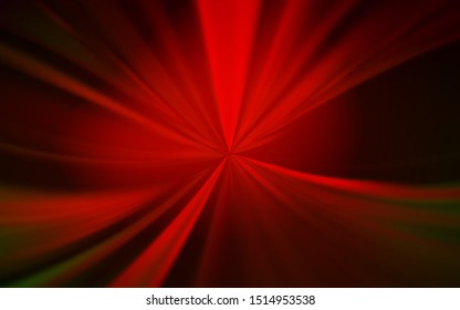 Dark Green, Red vector blurred bright pattern. Colorful abstract illustration with gradient. New design for your business.