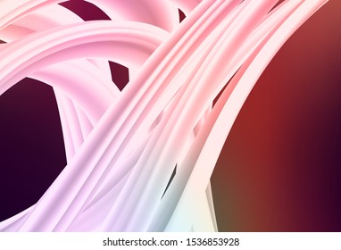 Dark Green, Red vector blurred background. Modern abstract illustration with gradient. Elegant background for a brand book.