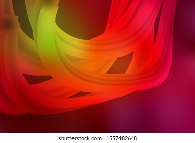 Dark Green, Red vector blurred shine abstract texture. Shining colorful illustration in smart style. New design for your business.