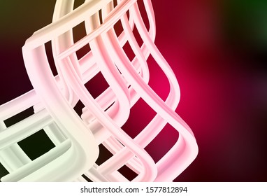 Dark Green, Red vector blurred pattern. Shining colorful illustration in smart style. Blurred design for your web site.