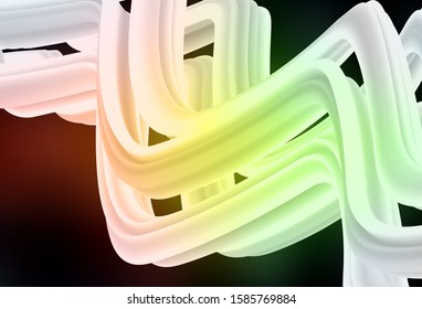 Dark Green, Red vector blurred bright pattern. Abstract colorful illustration with gradient. Smart design for your work.