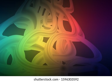 Dark Green, Red vector blurred bright pattern. Abstract colorful illustration with gradient. New design for your business.