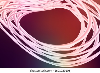 Dark Green, Red vector blurred pattern. Modern abstract illustration with gradient. New style for your business design.