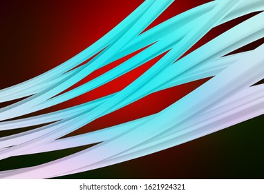 Dark Green, Red vector blurred bright texture. Modern abstract illustration with gradient. Completely new design for your business.